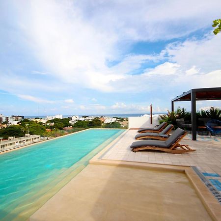 Apartment Near The Beach, Rooftop, Pool, Sea View. Playa del Carmen Esterno foto