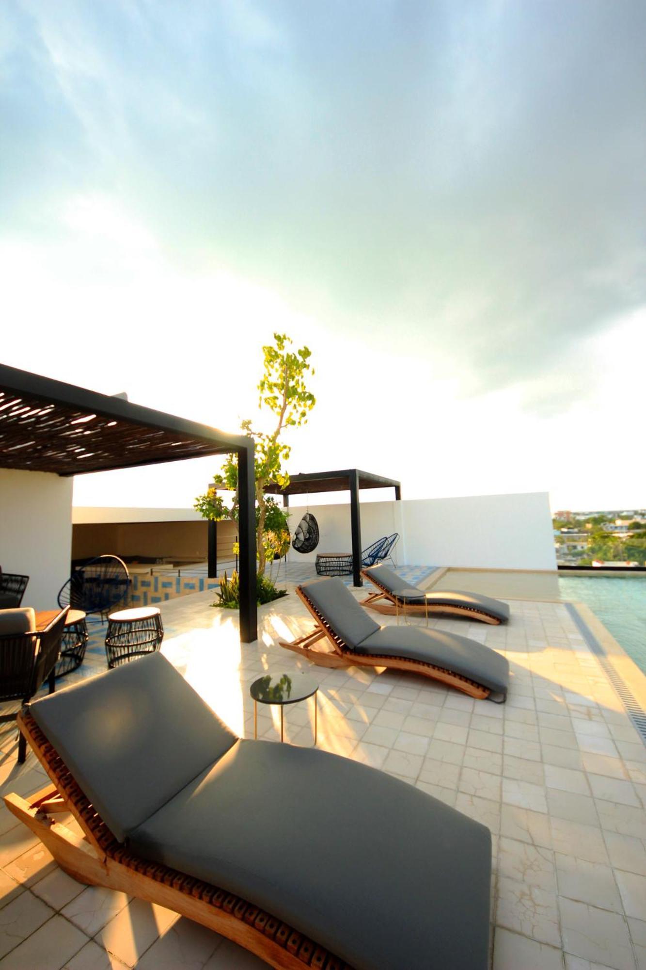 Apartment Near The Beach, Rooftop, Pool, Sea View. Playa del Carmen Esterno foto
